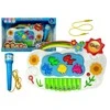 Lean Toys Interaktyvus vaikiškas pianinas su mikrofonu