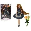 Lean Toys Lėlė Emily su mėlynomis akimis ir judančiomis galūnėmis, 30 cm