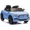 Lean Cars Vaikiškas elektromobilis Ford Mustang Mach-E mėlynas 24V