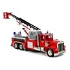 Lean Toys Gaisrinės mašina su nuotoliniu valdymu ir ištraukiama kopėčia, 60 cm, 1:18