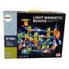 Magnetinis konstruktorius Lean Toys Light Magnetic Blocks, 110 d.