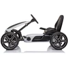 Lean Cars Pedalinis kartingas baltas-juodas
