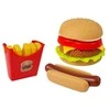 Žaislinio maisto rinkinys Lean Toys Burgeriai