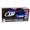 Žaislinio policijos automobilio ir sraigtasparnio rinkinys Lean Toys