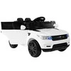 Lean Cars Dvivietis elektromobilis vaikams Lean Toys HL1638, baltas