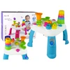Lean Toys Interaktyvus žaidimų stalas vaikams LeonToys su šviesos diodais, 40x51 cm