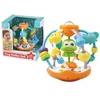 Lean Toys Interaktyvus varlytės kamuoliukas su šviesomis ir muzika