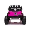 Lean Cars Vienvietis elektromobilis vaikams JEEP JC666, rožinis