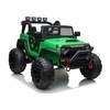 Lean Cars Vienvietis elektromobilis vaikams JEEP JC666, žalias