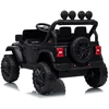 Lean Cars Elektromobilis Jeep Rubicon Juoda