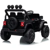 Lean Cars Elektromobilis Jeep Rubicon Juoda