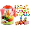 Lean Toys Žaisliniai maisto produktai su ąsočiu, 50 dalių rinkinys
