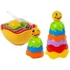 Piramidka Spalvinga piramidė vaikams Lean Toys