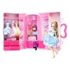 Lean Toys Lėlė modelis persirengimo kambaryje su priedais, šviesiaplaukė