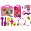 Lean Toys Žaislinis daktaro rinkinys LeanToys su šviečiančiu stetoskopu