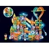 Lean Toys Kamuoliukų trasa su magnetiniais blokeliais, 202 detalės