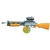 Žaislinis šautuvas Lean Toys AK 868-1 su šviesos ir garso efektais, 60 cm