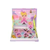 Lean Toys Magnetinė dėlionė knyga vaikams su 51 magnetu ir 6 pavyzdžių kortelėmis