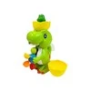 Lean Toys Vonios žaislas Dinozauras su malūnėliu