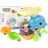 Vonios žaislas Lean Toys delfinas su kriokliu, 30x30x11 cm
