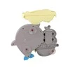 Vonios žaislas Lean Toys delfinas su kriokliu, 30x30x11 cm