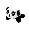 Lean Toys Plušinė Panda su Transportavimo Dėžute