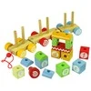 Lean Toys Edukacinis medinis traukinukas