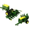 Leantoys Mėlynas traktorius su presu