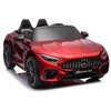 Dvivietis vaikiškas elektromobilis Lean Cars Mercedes AMG SL63, raudonas