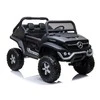 Lean Cars Mercedes Unimog elektrinis automobilis vaikams 4x4, juodas