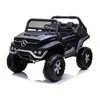 Lean Cars Mercedes Unimog elektrinis automobilis vaikams 4x4, juodas