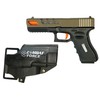 Lean Toys Vaikų karinis žaidimų rinkinys su MP7 A1 ir Glock 17