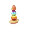 Piramidė Beždžionėlė Lean toys Mon Mon the Rainbow Stacker