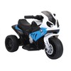 Lean Cars Vienvietis vaikiškas elektrinis motociklas BMW S1000RR, mėlynas