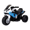 Lean Cars Vienvietis vaikiškas elektrinis motociklas BMW S1000RR, mėlynas