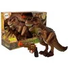 Žaislinis dinozauras Lean Toys su judesio ir šviesos efektais, 46x12x28 cm
