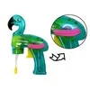Lean Toys Muilo burbulų pistoletas Flamingas