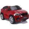 Lean Cars Elektrinis visureigis BMW X6M, raudonas, Raudona