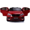 Lean Cars Elektrinis visureigis BMW X6M, raudonas, Raudona