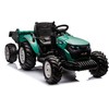 Lean Cars Akumuliatorinis traktorius su priekaba HC-306, 24V, tamsiai žalias