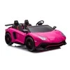 Lean Cars Dvivietis vaikiškas elektromobilis Lean Toys, rožinis