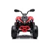 Lean Cars Vienvietis vaikiškas elektromobilis Quad, raudonas