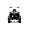 Lean Toys Akumuliatorinis keturratis- visureigis vaikams „Can-Am Renegade 4x4“, baltos spalvos