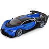Lean Toys Radijo bangomis valdomas automobilis Bugatti mėlynas