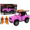 Lean Toys Žaislinis banglenčių sporto automobilis Leantoys, rožinis