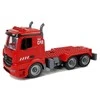 Žaislinis ardomas ugniagesių gelbėtojų autokeltuvas su priedais Lean Toys, raudonas, 54x32x9,5 cm