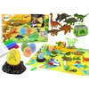 Dinozaurų kūrybinis rinkinys Lean Toys