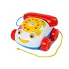 Lean Toys Vaikiškas telefonas su ratukais ir garsais