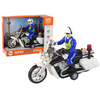 „Lean Toys“ policijos motociklų varikliai policijos garsai šviesos policijos automobilis