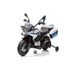Lean Cars Vaikiškas elektrinis policijos motoroleris JT5002B, baltas